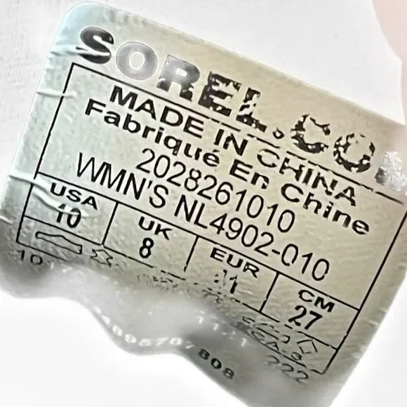 Women’s Sorel Evie Sport Lace Boot Black - Picture 3 of 9